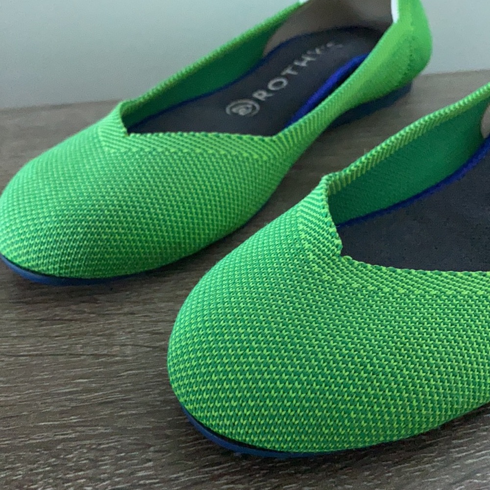 Rothy's Bright Green Flats (fits like Rothy’s
sz 8) - Picture 6 of 16